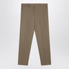 PT Torino Dark beige cotton trousers