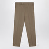 PT Torino Dark beige cotton trousers