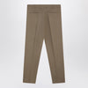 PT Torino Dark beige cotton trousers