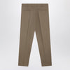PT Torino Dark beige cotton trousers