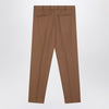 PT Torino Desert-coloured virgin wool trousers