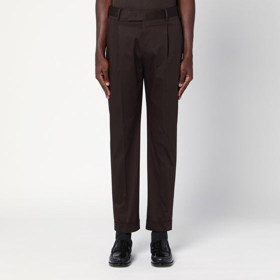 PT Torino Brown cotton pants