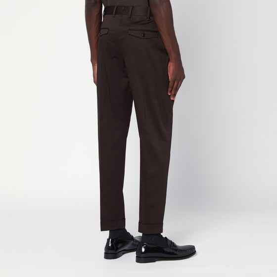 PT Torino Brown cotton pants