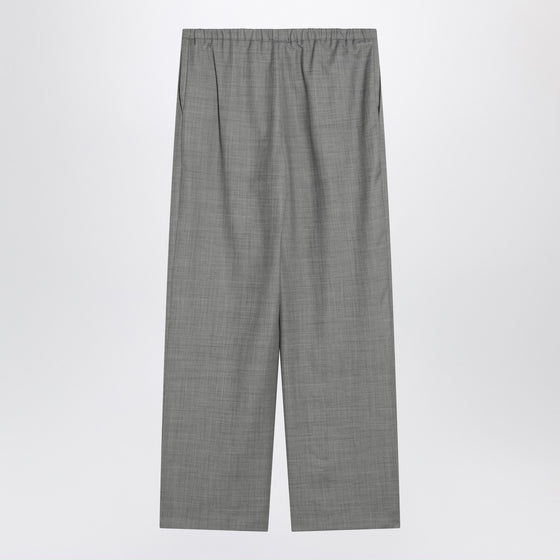 LouLou De Saison Gray wide pants with drawstring