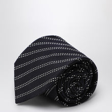  Destin Blue/white silk tie