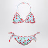 MC2 Saint Barth Cris bikini with Vichy and cherries pattern
