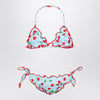 MC2 Saint Barth Cris bikini with Vichy and cherries pattern