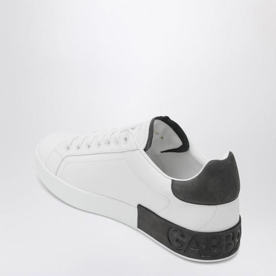 Dolce & Gabbana Dolce&Gabbana Portofino white/black leather sneaker