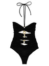 Elisabetta Franchi Chain One-piece Swimsuit