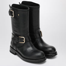  Dolce & Gabbana Dolce&Gabbana Black leather boot with buckles