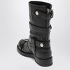 Dolce & Gabbana Dolce&Gabbana Black leather boots with straps