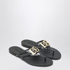 Dolce & Gabbana Dolce&Gabbana DG thong sandals in black/gold