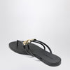 Dolce & Gabbana Dolce&Gabbana DG thong sandals in black/gold