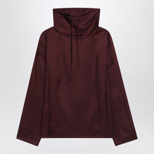  Loulou Studio Plum Cyna silk blouse