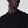 Drumohr Black wool crew-neck sweater