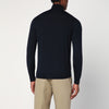 Drumohr Navy blue wool turtleneck sweater