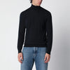Drumohr Navy blue wool turtleneck sweater