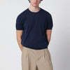 Drumohr Blue cotton crewneck sweater