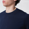 Drumohr Blue cotton crewneck sweater