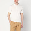 Drumohr Milky white polo shirt in cotton