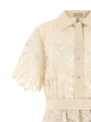Elie Saab Carving Embroidery Dress