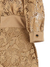 Elie Saab Floral Macramé Dress
