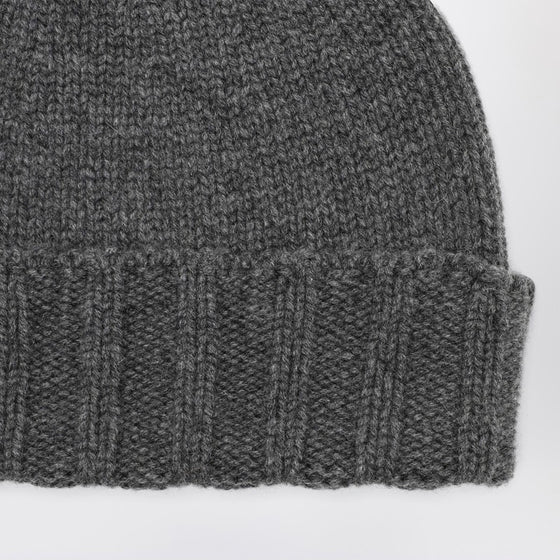 Drumohr Grey cashmere beret