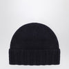 Drumohr Navy blue cashmere beret