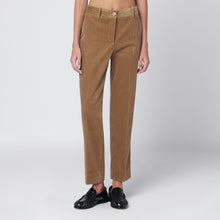  P.A.R.O.S.H. Camel-coloured corduroy trousers