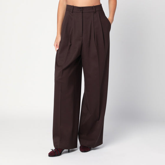 P.A.R.O.S.H. Brown palazzo trousers