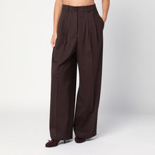  P.A.R.O.S.H. Brown palazzo trousers