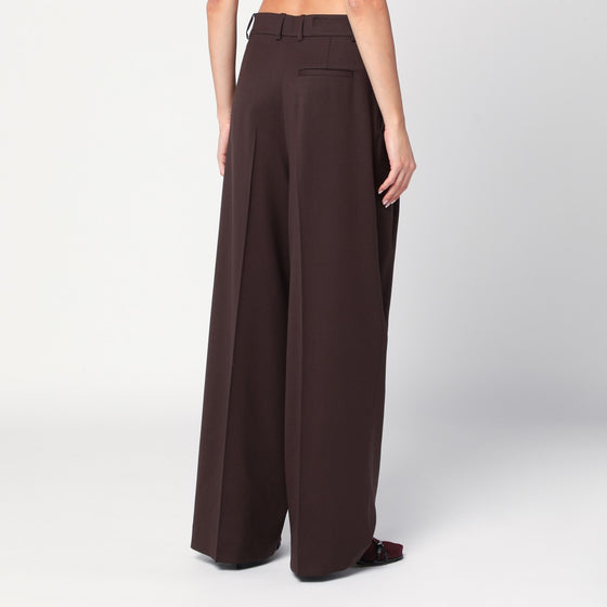 P.A.R.O.S.H. Brown palazzo trousers