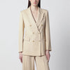 P.A.R.O.S.H. Champagne double-breasted jacket