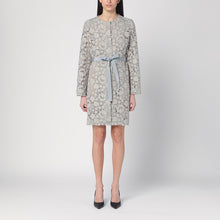  P.A.R.O.S.H. Light grey lace long jacket