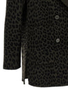 P.A.R.O.S.H. Animal Print Double-breasted Blazer