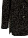 P.a.r.o.s.h. Animal Print Double-breasted Blazer