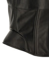 Ermanno Scervino Peplos Leather Top