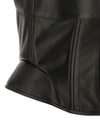 Ermanno Scervino Peplos Leather Top