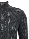 Ermanno Scervino Crystal Braid Sweater
