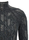 Ermanno Scervino Crystal Braid Sweater