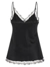 Ermanno Scervino Silk Lingerie Top With Lace