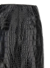 Ermanno Scervino Coconut Print Sheath Skirt With Lace