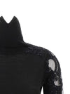 Ermanno Scervino High Neck With Lace Inserts