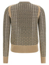Ermanno Scervino Check Cardigan With Crystals