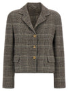 Ermanno Scervino Blazer Cropped Check