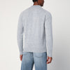 Drumohr Grey lambswool polo