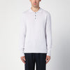 Drumohr Platinum-coloured wool polo jumper