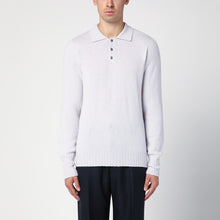  Drumohr Platinum-coloured wool polo jumper