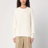 P.A.R.O.S.H. Sweater cream in cotton and cashmere