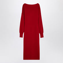  P.A.R.O.S.H. Red wool and cashmere midi dress